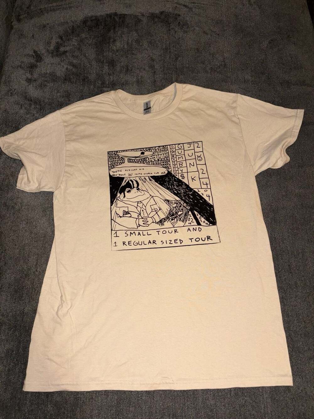 Gildan Gumby's Junk 1 Small Tour And 1 Regular Sized Tour Size M T-Shirt